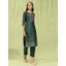 Picture of Cotton & Silk Dark Slate Grey Readymade Salwar Kameez