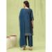 Picture of Cotton & Silk Steel Blue Readymade Salwar Kameez
