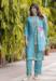 Picture of Silk Medium Turquoise Readymade Salwar Kameez