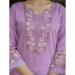 Picture of Fine Silk Plum Readymade Salwar Kameez
