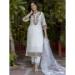 Picture of Marvelous Silk White Readymade Salwar Kameez