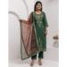 Picture of Nice Chiffon Forest Green Readymade Salwar Kameez