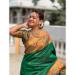Picture of Beauteous Silk Forest Green Saree