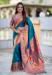 Picture of Nice Silk Steel Blue Saree