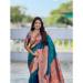 Picture of Nice Silk Steel Blue Saree