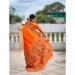 Picture of Alluring Silk Orange Red Saree