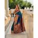 Picture of Superb Silk Teal Saree