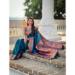 Picture of Superb Silk Teal Saree