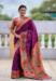 Picture of Pretty Silk Brown Saree