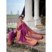 Picture of Pretty Silk Brown Saree