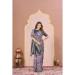 Picture of Appealing Silk Dark Slate Blue Saree