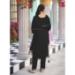 Picture of Ideal Chiffon Black Straight Cut Salwar Kameez
