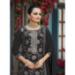 Picture of Ideal Chiffon Black Straight Cut Salwar Kameez