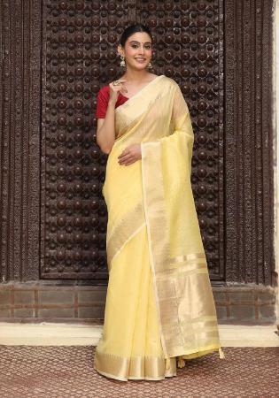 Picture of Exquisite Cotton Burly Wood Saree