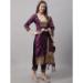 Picture of Cotton & Silk Purple Readymade Salwar Kameez