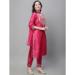 Picture of Excellent Cotton & Silk Pink Readymade Salwar Kameez
