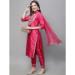 Picture of Excellent Cotton & Silk Pink Readymade Salwar Kameez