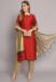 Picture of Cotton & Silk Maroon Readymade Salwar Kameez