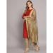 Picture of Cotton & Silk Maroon Readymade Salwar Kameez