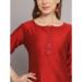 Picture of Cotton & Silk Maroon Readymade Salwar Kameez