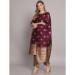 Picture of Cotton & Silk Purple Readymade Salwar Kameez