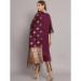 Picture of Cotton & Silk Purple Readymade Salwar Kameez
