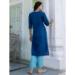 Picture of Delightful Cotton Teal Readymade Salwar Kameez