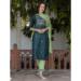 Picture of Stunning Cotton Dark Green Readymade Salwar Kameez