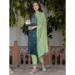 Picture of Stunning Cotton Dark Green Readymade Salwar Kameez