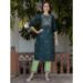 Picture of Stunning Cotton Dark Green Readymade Salwar Kameez