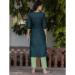 Picture of Stunning Cotton Dark Green Readymade Salwar Kameez