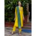 Picture of Shapely Cotton Golden Readymade Salwar Kameez