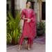 Picture of Enticing Cotton Pink Readymade Salwar Kameez