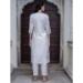 Picture of Classy Cotton White Readymade Salwar Kameez