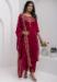 Picture of Ideal Silk Maroon Readymade Salwar Kameez