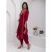 Picture of Ideal Silk Maroon Readymade Salwar Kameez