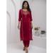 Picture of Ideal Silk Maroon Readymade Salwar Kameez