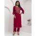 Picture of Excellent Silk Maroon Readymade Salwar Kameez