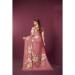 Picture of Ideal Crepe & Silk Pale Violet Red Saree