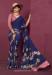 Picture of Magnificent Crepe & Silk Midnight Blue Saree