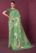 Picture of Amazing Crepe & Silk Dark Sea Green Saree
