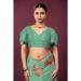 Picture of Grand Crepe & Silk Dark Sea Green Saree