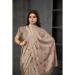 Picture of Exquisite Crepe & Silk Grey Saree
