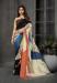 Picture of Ravishing Crepe & Silk Black Saree