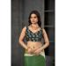 Picture of Splendid Crepe & Silk Dark Olive Green Saree