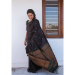 Picture of Gorgeous Silk Black Saree
