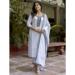 Picture of Elegant Silk White Readymade Salwar Kameez