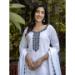 Picture of Elegant Silk White Readymade Salwar Kameez