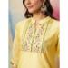 Picture of Comely Silk Khaki Readymade Salwar Kameez