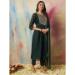 Picture of Grand Silk Sea Green Readymade Salwar Kameez